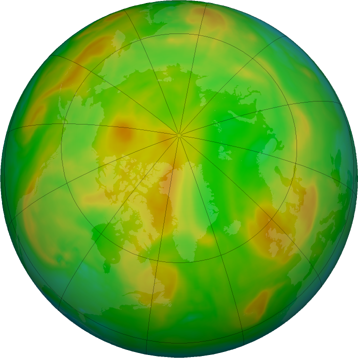 Arctic ozone map for 30 May 2022